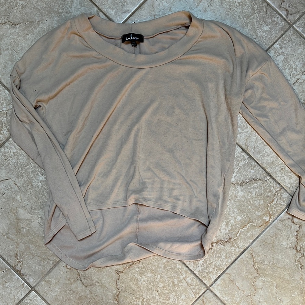Lulus long sleeve shirt/sweater
